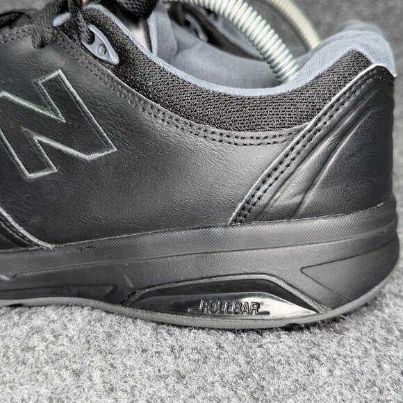 New Balance 813 Walking Shoes Womens Size 9.5 4E Black Leather Low Lace Athletic - Picture 6 of 14